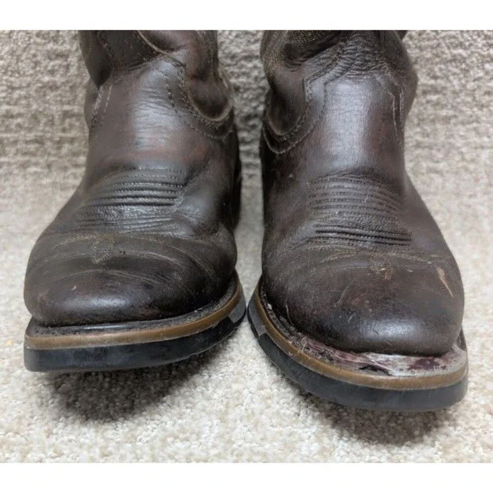Justin Original Workboots ASTM F2892-11 Brown Mens Size 8D WK4575 Leather